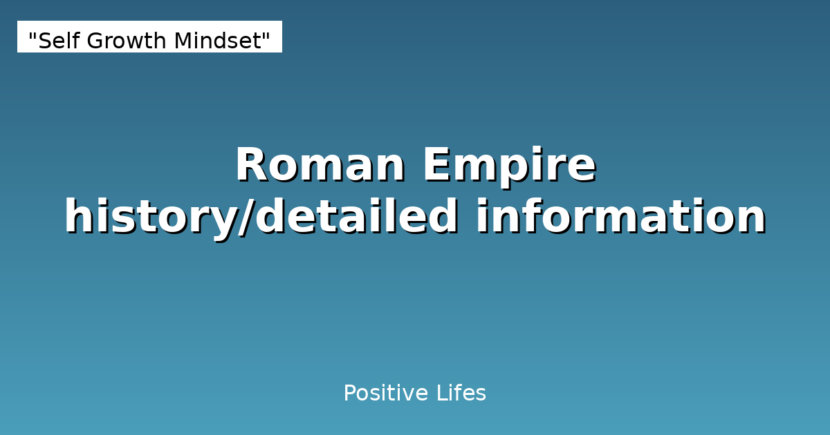 Roman Empire history